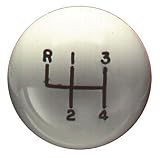 Hurst 1630002 White 4-Speed Classic Shifter Knob