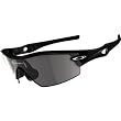 Oakley Radar Pitch Adult Asian Fit Sport Sports Wear Sunglasses - Jet Black/Slate Iridium