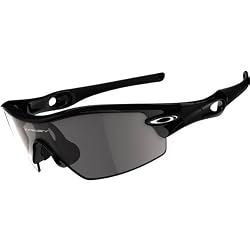 Oakley Radar Pitch Adult Asian Fit Sport Sports Wear Sunglasses - Jet Black/Slate Iridium