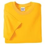 NEW Gildan Ultra Cotton - 100% Cotton T-Shirt Gold-M