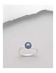 Fresh Water Pearls Ring In 92.5 Sterling Silver