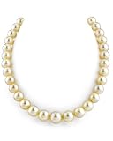 10-13mm Champagne Golden South Sea Pearl Necklace