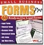 Small Business Forms Pro 60 Ready to Use Legal Forms