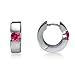 Rhodolite & Sterling Silver Earrings