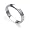 .925 Sterling Silver 4 MM Wide Plain Band Ring Size 5