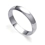 Sterling Silver Plain 4 MM Wedding Band Ring