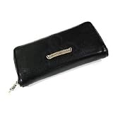 (クロムハーツ)CHROME HEARTS 財布 REC F ジップ フレア ブラック ヘビー レザー ウォレット [並行輸入品]