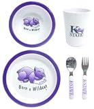 Kansas State Wildcats 5 Piece Children's Dinner Set