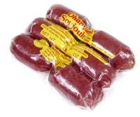 Soujouk-Dried Beef Sausage, HOT and SPICY, approx. 1.0 lb