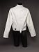 Womens Budget cotton foil/epee/sabre back zip fencing jacket