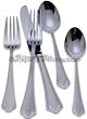 Reed & Barton Ashland Matte 65-Piece Stainless-Steel Flatware Set with Storage Caddy, Service for 12
