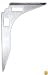 FASTCAP SB-8X12SS SpeedBrace, 8-by-12-Inch Stainless Steel Shelving Bracket