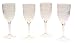Jubilee 10-Ounce Acrylic Embossed Grape Wine Glasses, Set of 4