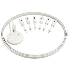 Milano Monorail Track Kit in White
