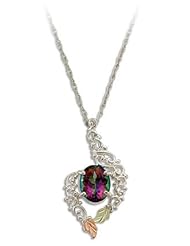 Landstroms Black Hills Silver Mystic Fire Pendant - PE625SS-471
