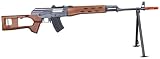 AK - 47 Electric Airsoft Rifle w/ Wood - tone Handle