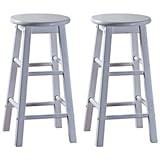 American Heritage Classic White Set of Two Counter Stools
