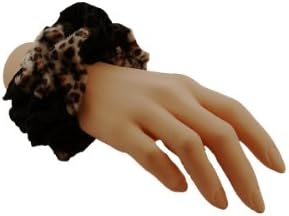 Noonies Boutique Wild Black WTF Scrunchy Hair Tie 4.5 inches