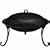 'Flamba' FIRE PIT 27" Diameter bowl on legs with Mesh Safety Lid