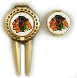 Chicago Blackhawks Hat Clip and Divot Tool Combo
