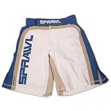 Sprawl Fusion Stretch Shorts -White/Blue Tan size 38