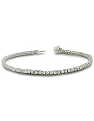2 Carat Diamond Round Setting Tennis Bracelet in 10 Karat White Gold