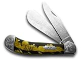 CASE XX Yellowhorse Hammered Steel Grizzly Mountain Anitque Large Saddlehorn 1/25 Pocket Knives