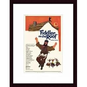 Fiddler on the Roof, Art Poster by Unknown Artist, with Wood Frame, poster size: 11" x 17"