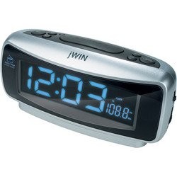 AM/FM Dual Alarm Clock Radio with Jumbo LCD