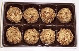 Scott's Cakes Pecan White Chocolate Truffles 1/2 Pound White Gourmet Box