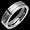 Jelena - size 4.00 Classic Titanium Band with Double Groove