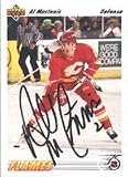 Al MacInnis, Calgary Flames, 1991 Upper Deck Autographed Card
