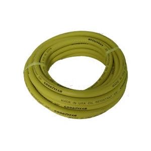 GoodYear 045 3/8-Inch-by-50-Feet Safety Yellow Rubber Hose 3/8 -Inch by 50-Feet 250 PSI With 1/4-Inch Ends