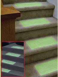 Glow In The Dark Tape Stair