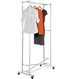 Folding Chrome Garment Rack