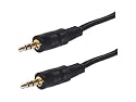 3.5mm Stereo Plug to Stereo Plug 1.2 Mtrs Gold