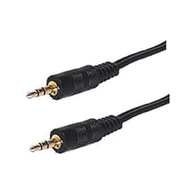3.5mm Stereo Plug to Stereo Plug 5 Mtrs Gold