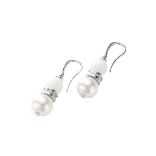 Fossil Damen-Ohrringe Summer Pearl Edelstahl JF86221040 Preisvergleich