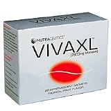 Vivaxl-Nutraceutics Energy Enhancing Effervescent Cocktail, 40 Tropical Fruit Effervescent Sachets (2 Pack)