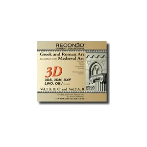 RECON3D Vol.1 & 2 Bundle: Greek, Roman, Medieval Art, 3D Content Collection (3DS, 3DM, DXF, LWO, OBJ Formats) RECON3D Vol.1 & 2 Bundle: Greek, Roman, Medieval Art, 3D Content Collection (3DS, 3DM, DXF, LWO, OBJ Formats)