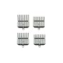 Andis Attachment Set 4 Snap On Combs #04640 Fits Outliner Ii Square Blade Only