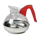 12-Cup Coffee Carafe for Pour-O-Matic Bunn Coffee Makers, Orange Handle
