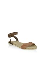 LIBERITAE WOMEN Sandalias planas (Marrón Claro)