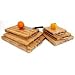 Cutting Board, New, Steel Banded Edges (Natural Wood) ( 1.4 H x 12 W x 12 D)