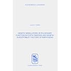 Genetic Modulators of Pulmonary Function in Cystic Fibrosis and Genetic Susceptibility... by Jennifer S. Yarden