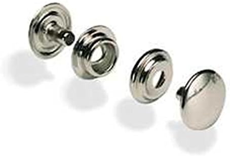 5 pks of 10 ea. (50 sets) Line 24 Snaps Nickel Plated by Tandy - FREE SHIPPING!