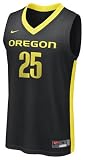 Oregon Ducks Number 25 Youth Replica Basketball Jersey