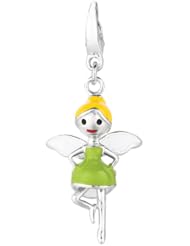 Sterling silver and Enamel GREEN FAIRY (Charm)