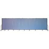 FREEstanding Series Tackable Partition, Olefin/Polyester, 289w x 80h, Gray