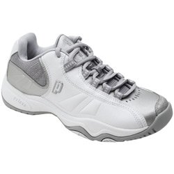 Prince T10 Tennis Shoes (Junior) White/Navy